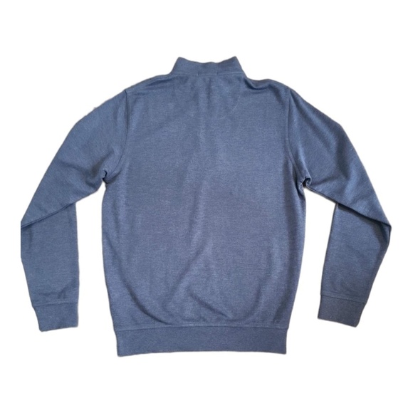 PETER Millar Navy Comfort Interlock Quarter Zip Pullover Sweater Size S - Picture 6 of 6